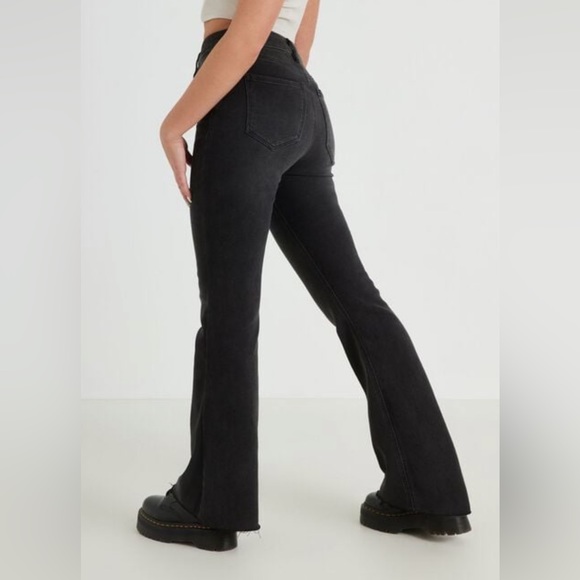 Garage flared leg Jean black size: 05 / 27 - Picture 3 of 4